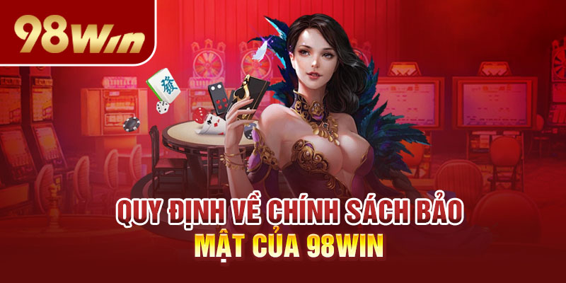 Quy định về chính sách bảo mật của 98win